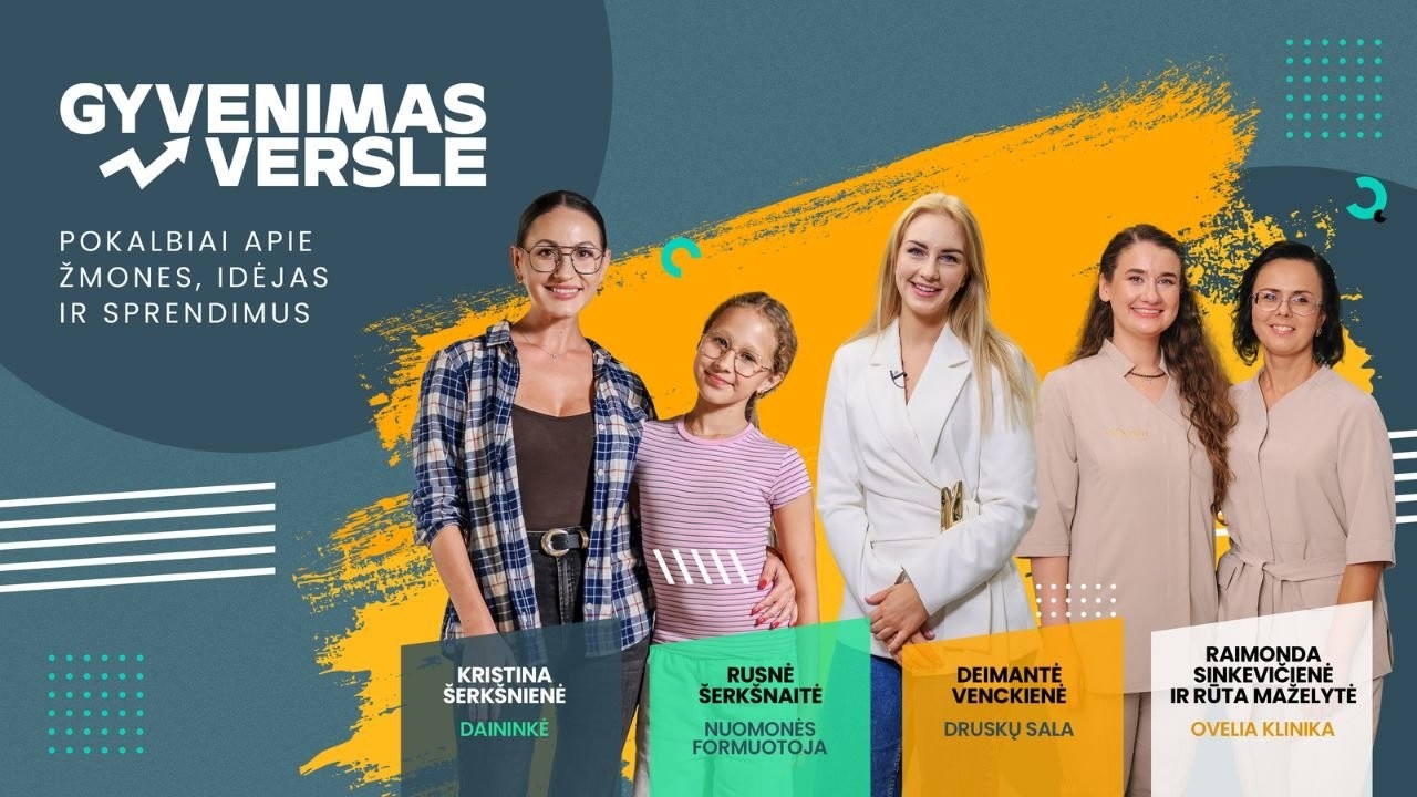 „Gyvenimas versle“. Kristina Šerkšnienė ir Rusnė Šerkšnaitė, Druskų sala, Ovelia clinic