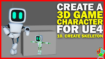 Create a 3D Game Character Part 10: Rigging - Create a Skeleton Using HumanIK in Maya