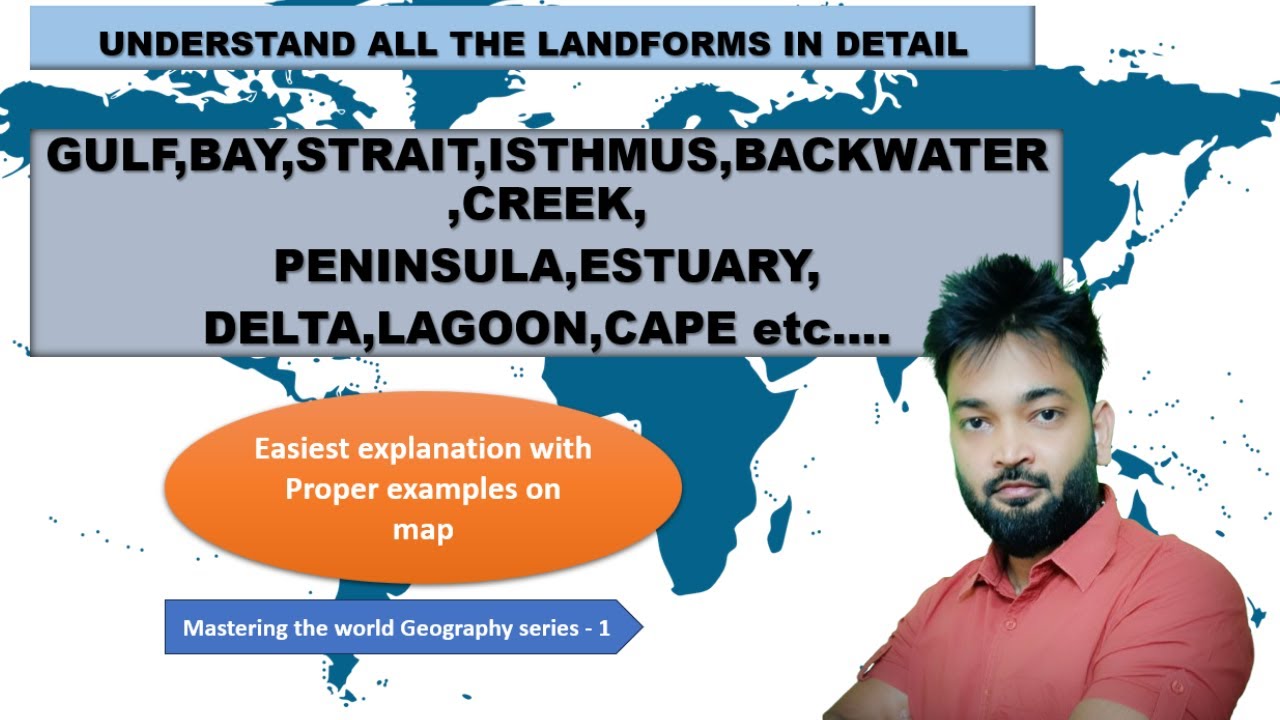 Backwater, Creek, Lagoon, Estuary, Strait, Isthmus, Gulf, Bay etc. |Explained| UPSC, NDA, CDS, UPPSC