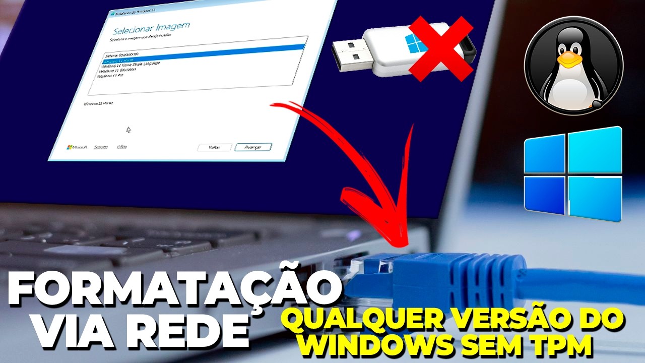 Microsoft LIBEROU? Instalação de QUALQUER WINDOWS pelo CABO Rede SEM TPM E IA OFICIAL!