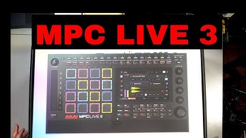 AKAI MPC LIVE 3 UNBOXING!