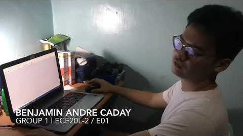 CADAY | Group 1 | Project (Part 1) | ECE20L-2/E01