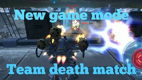 War robots test server 3.3.0 New team death match game mode