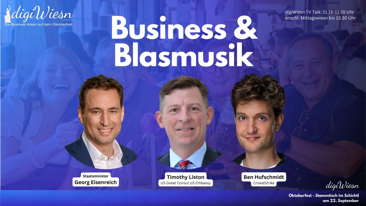 Tim Linston Business & Blasmusik mit Stm. Eisenreich & US Consul Tim Liston - YouTube