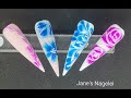 blooming gel aqua gel aquarell Rosen handmade Handgemalt rose flower blumen Nailart