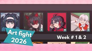 Week 1 and 2 of Art Fight 2026