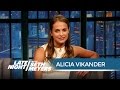 How Alicia Vikander Perfected Her Robot Voice for Ex Machina - Late Night with Seth Meyers