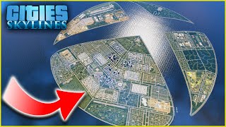 Speed Build: Constructing the Full XBOX Logo City in Cities: Skylines