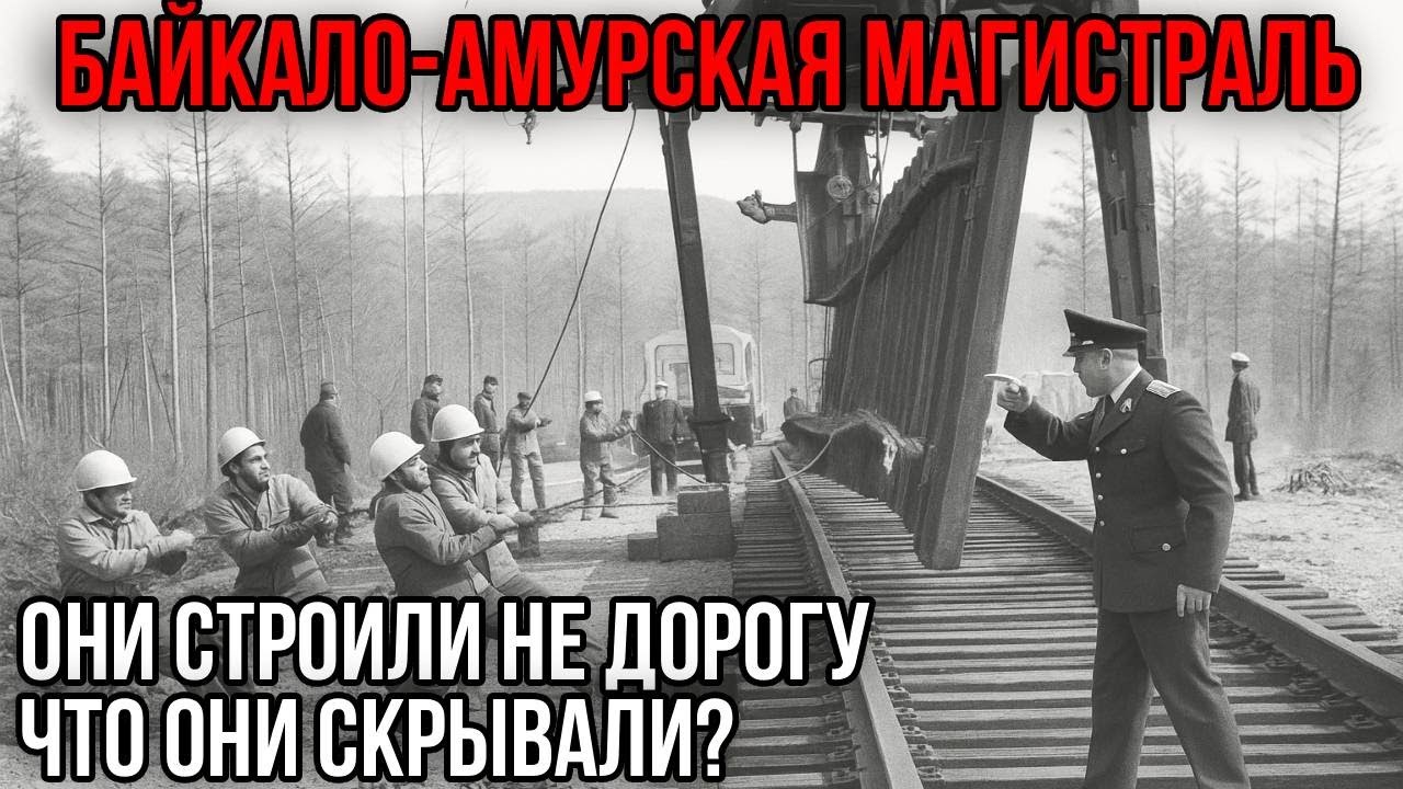 В СССР Под видом Железной Дороги в Сибирской Тайге скрывали...