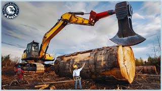 199 Incredible Fastest Big Chainsaw Cutting Tree Machines ▶2