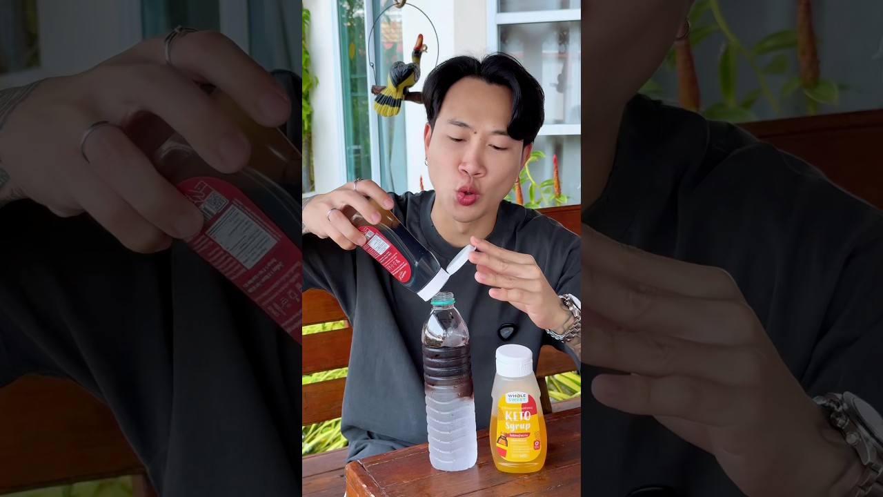 น้ำหวาน 0 แคล โคล่าผสมเอ็มร้อย หวานเจี๊ยบบบบ!!🐝🐝 #NATVSFOOD #แน็ทกินจุ #ไซรัปหญ้าหวาน #ไซรัปคีโต