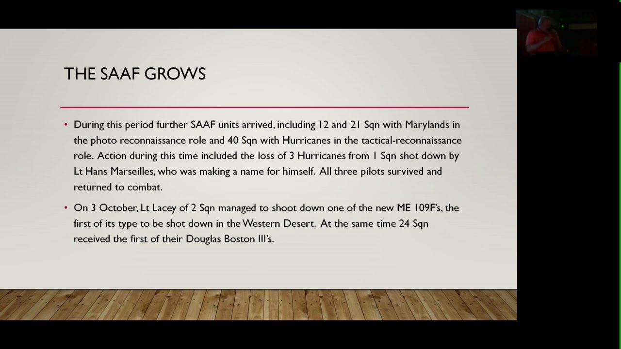 The SAAF squadrons in WW II by Jannie Marais 1 July 2023