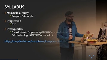 1DV022 - L00 - Introduktion