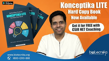 Launching Konceptika LITE Hard Copy - Master Flow Chart Book Of Important CSIR Life Science Concepts