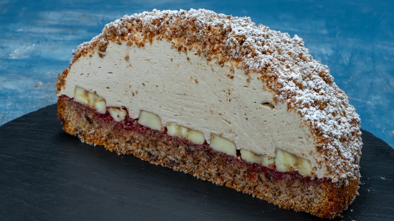 Banane et cappuccino un gâteau « fourmilière » -  qui m'a conquis de suite