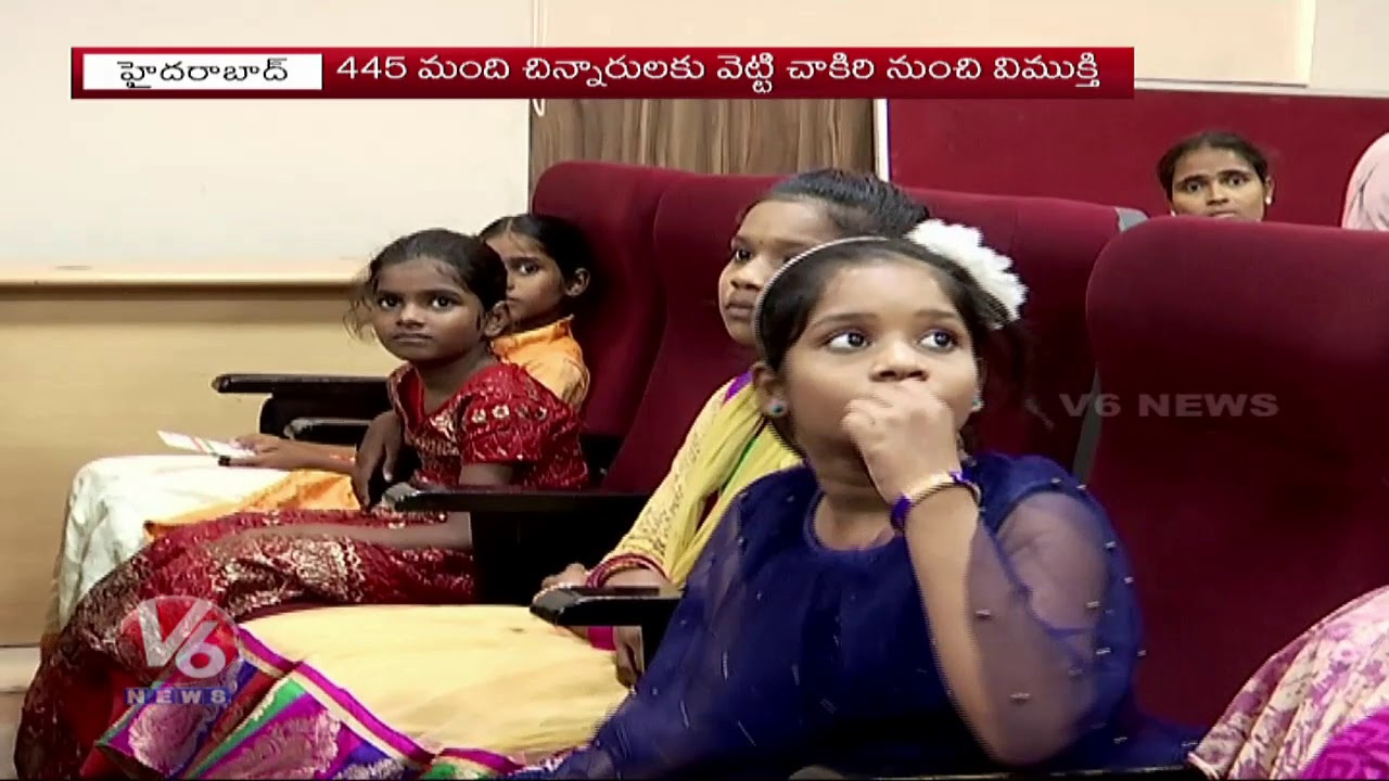 Hyderabad Police Rescue 800 Child Labours Under Operation Muskan 5 And Operation Smile | V6 News