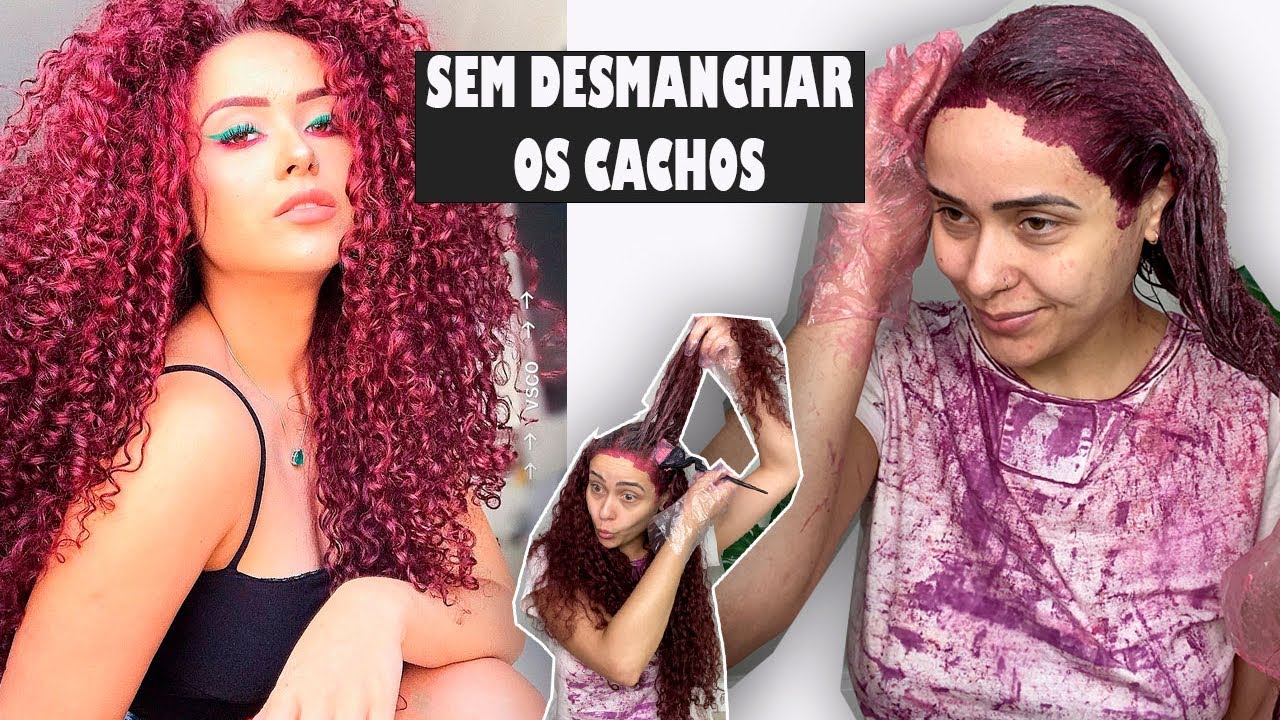 RETOQUE DE RAIZ MAIS BANHO DE BRILHO NOS CACHOS MARSALA