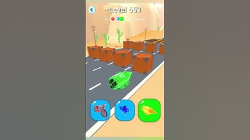 Shape shifting2 game level- 653   hyper casual game #shapeshifting  #gameplay #gaming #shortvideo