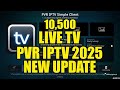 10500 Live TV On Kodi 2025 PVR IPTV Simple Client M3U URL 