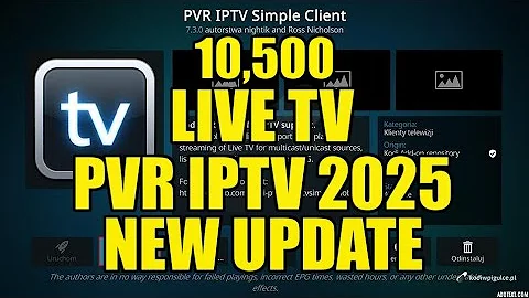 +10500 Live TV on Kodi 2025 PVR IPTV Simple Client M3U URL