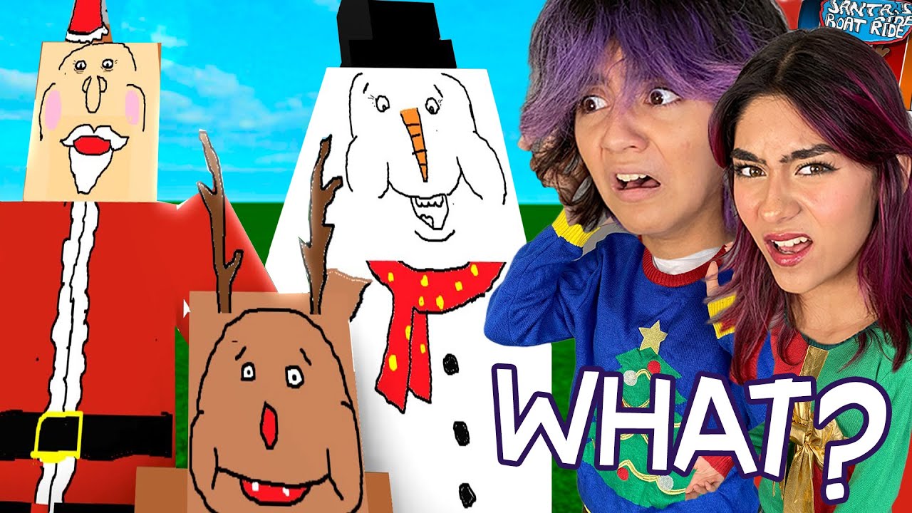 PLAYING THE WEIRDEST CHRISTMAS ROBLOX GAMES YouTube
