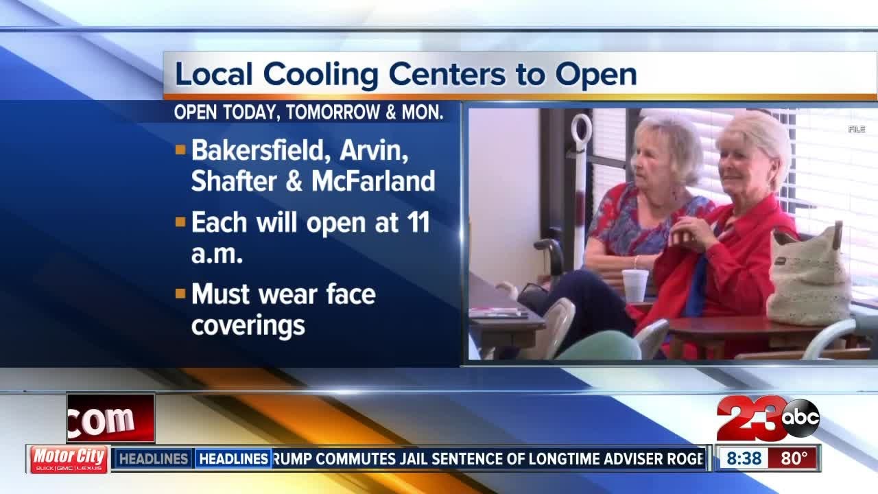 Local cooling centers to open during triple digit heat wave - YouTube