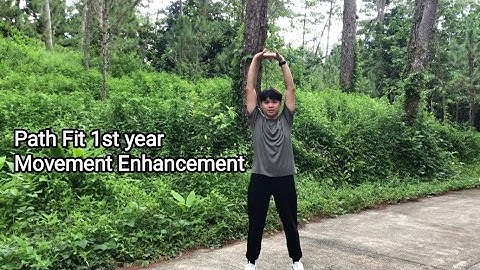 Non-Locomotor movement (Standing side stretch) Path fit- movement enhancement 1st Year