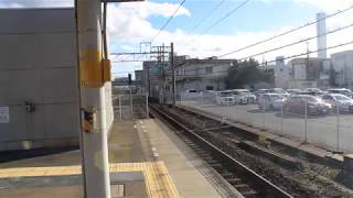 JR西日本 681系 金ｻﾜW06編成(681系ﾄｯﾌﾟﾅﾝﾊﾞｰ) 特急 しらさぎ 稲沢駅 通過