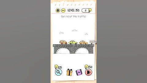 Brain Test Level 253 Get rid of this traffic