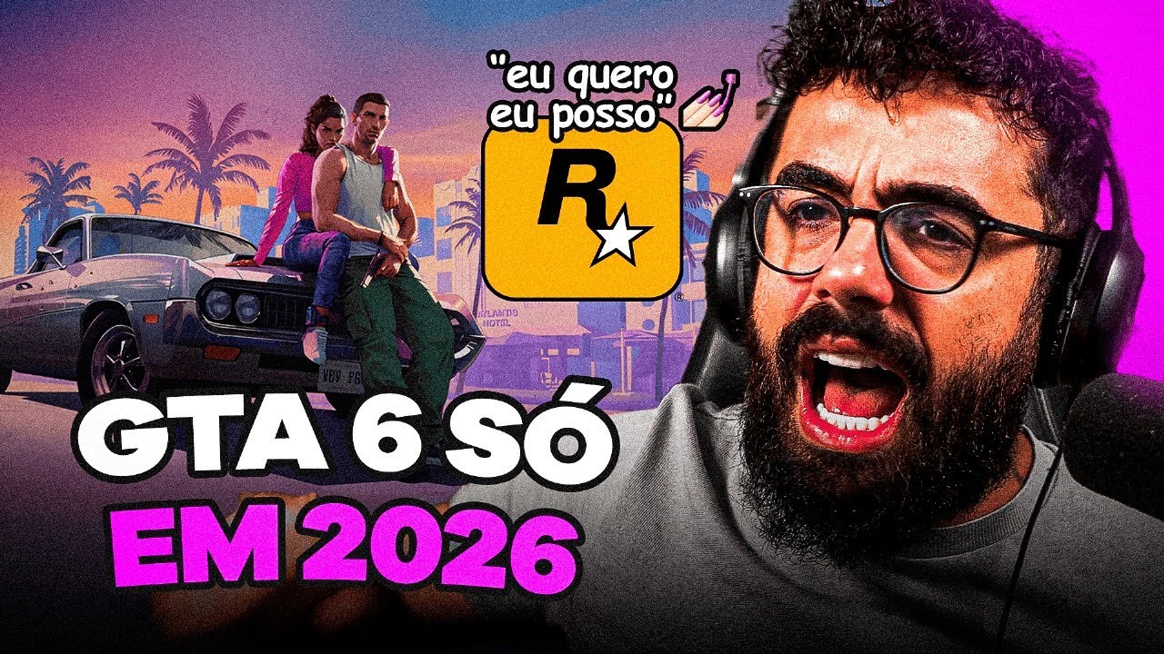 GTA 6 ADIADO PARA 2026 CORTES Do CASTRINHO YouTube 