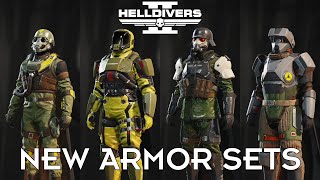 HELLDIVERS 2 Chemical Agents Premium Warbond Armor Sets + New Superstore Armor Sets