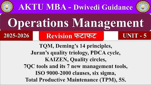 Operations Management Unit 5, Operations Management mba, PPC, JIT, KANBAN, Routing, Scheduling, mba