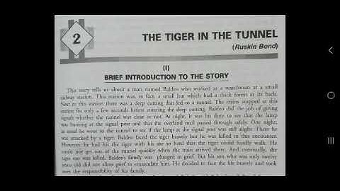 11th English|Story-2 THE TIGER IN THE TUNNEL||PART-1||Sunil Kumar||SS Master||GSSS BOYS GURUHARSAHAI