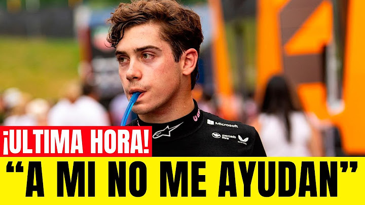 DECLARACIONES DE COLAPINTO tras LA CLASIFICACIÓN de GP de AUSTRIA