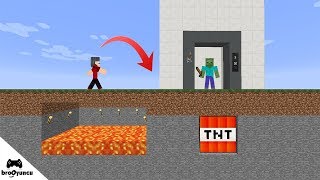 Mi̇necraft Korku Asansöründen Kaçiş