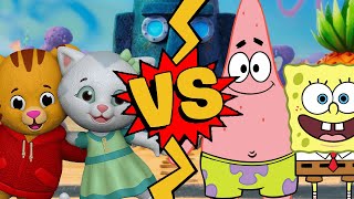 M.u.g.e.n. Battles Daniel Tigerkaterina Kittycat Vs Spongebobpatrick Star