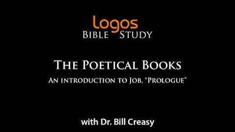 The Poetical Books (Lesson 1): Job Prologue
