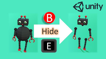Hide part of a character by C# code - UNITY 3D