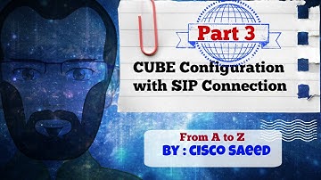 CUBE Configuration with SIP Connection- Part-3 Translation Profile -CCIE