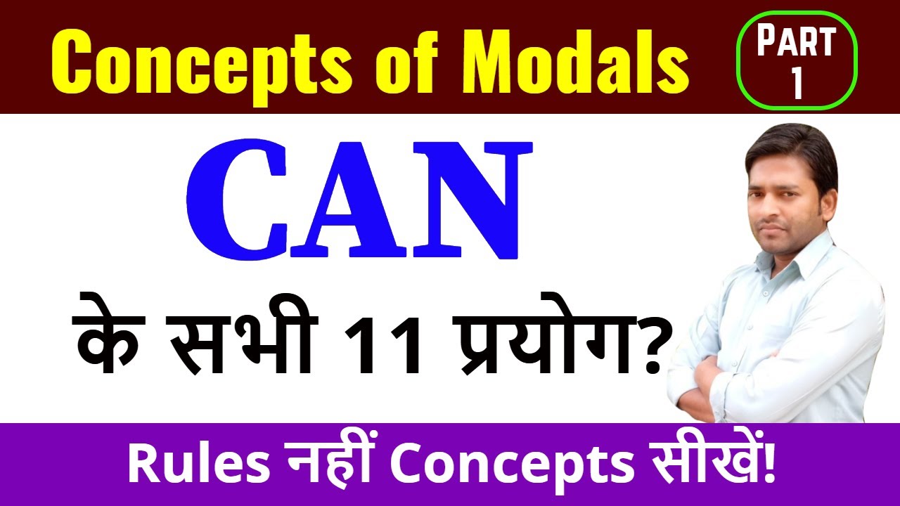 Modal Verbs Concept Use Of CAN In English Grammar Uses Of CAN 