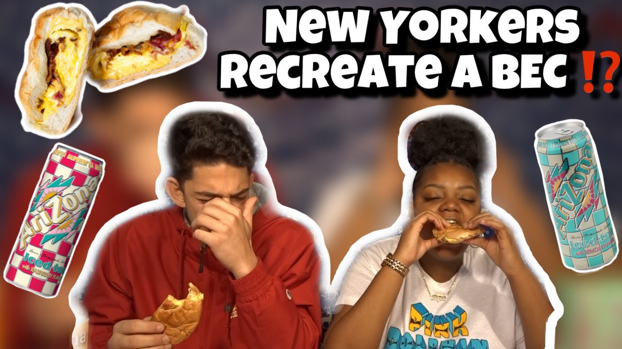 NEW YORKERS RECREATE A BACON EGG AND CHEESE!? YouTube