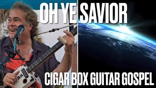 Steve Arvey & Stumpy Joe Perform A Spiritual On A Cigar Box Guitar & 1 String Washtub Bass