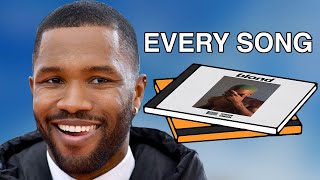 I Ranked EVERY Frank Ocean Song