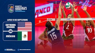 USA vs Mexico, Copa Norceca Panam Final 6. 13-9-21.
