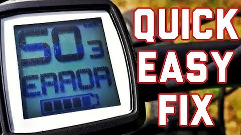 How to fix the BOSCH ebike 503 ERROR - performance CX - quick fix that works