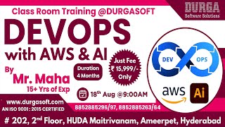 DEVOPS with AWS & AI Class Room Training @ DURGASOFT