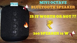 mivi octave portable bluetooth speaker