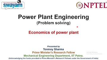 NPTEL - noc22 - me73 - Power Plant Engineering - week 8 - video 8