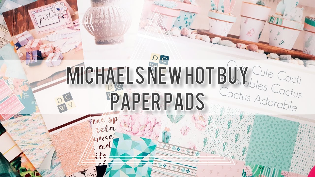 Michaels Hot Buy Paper Pads Flip Through June 2017 YouTube