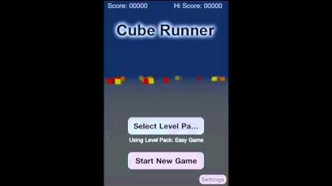 iPod app review cube runner